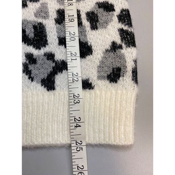 NWT Leopard Print Cowl Neck Sweater Women Sz S New Direction Lux Touch Soft - Picture 9 of 9